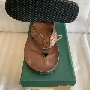 Leather Clarks sandals